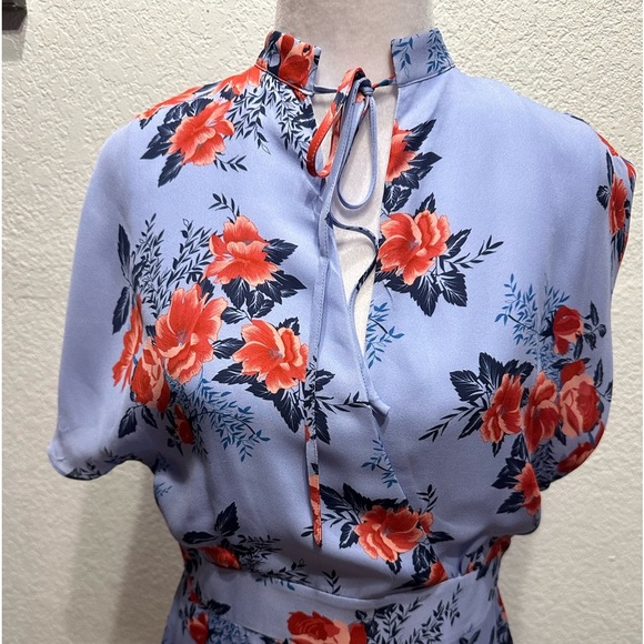 Parker Natalie Floral Fit-and-Flare Dress size 8 - Picture 6 of 12